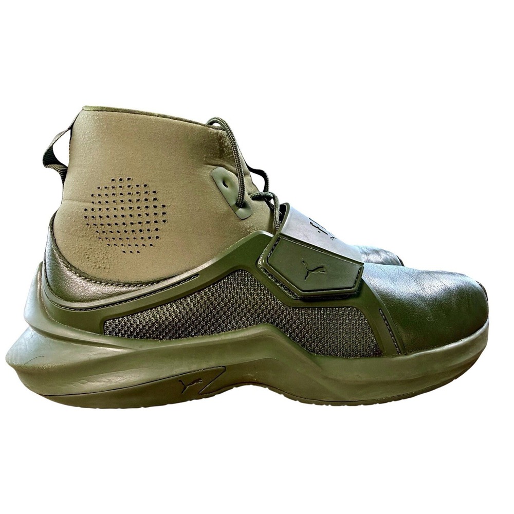 Puma Trainer Hi By Fenty‎ x Rihanna Cypress Green Fashion Shoes Sneakers Size 7